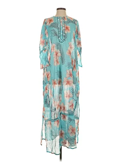 Pre-owned Debbie Katz Casual Dress In Teal