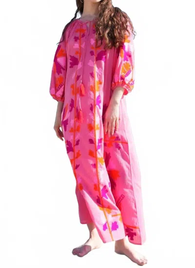 Debbie Katz Joelle Tunic Dress In Fuchsia In Pink
