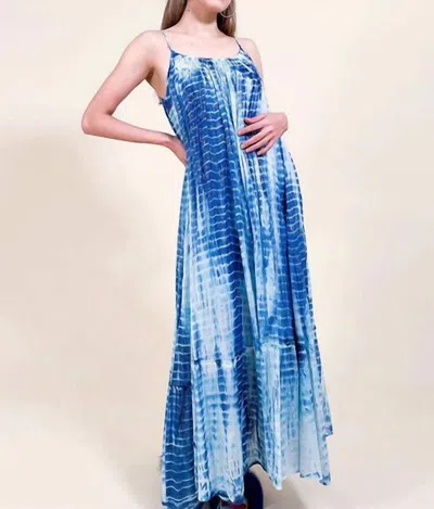 Debbie Katz Marley Dress In Tie Dye Blue