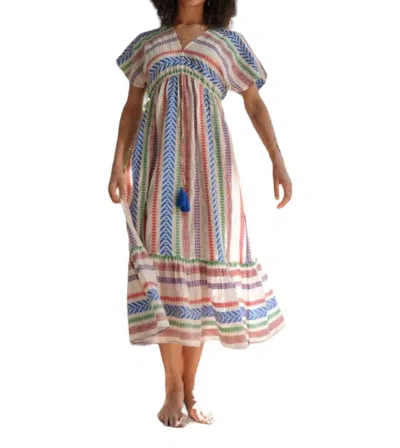 Debbie Katz Nadia Maxi Dress In Multi Color