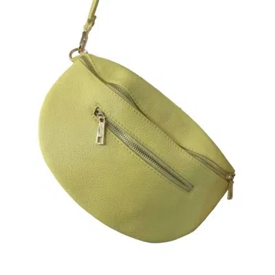 Debbie Katz Susina Leather Bum Bag In Light Yellow