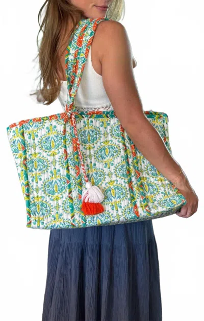 Debbie Katz Women's Carrie Bag In Aqua In Blue