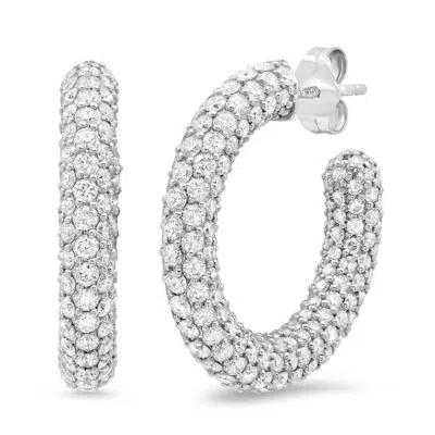 Debbie Katz Women's Lourde Earrings In Silver