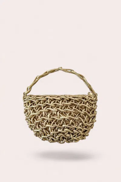 Debbie Katz Women's Nicole Metallic Crochet Bag In Gold