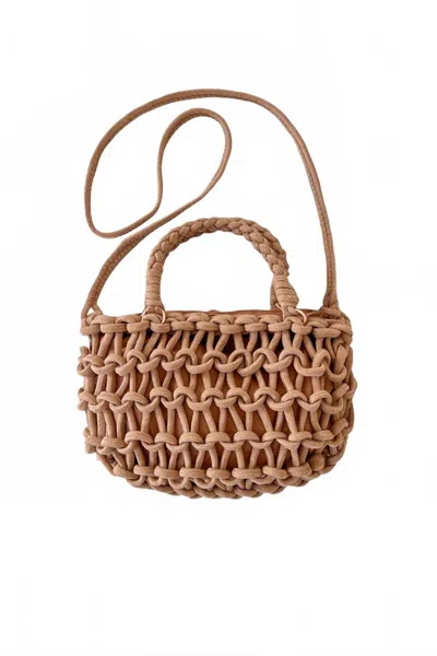 Debbie Katz Women's Paris Crochet Bag In Tan In Multi