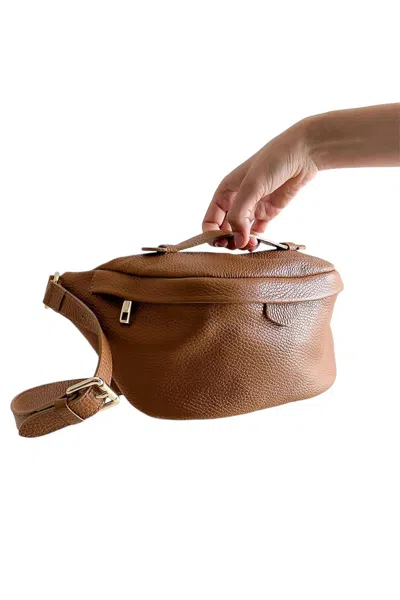 Debbie Katz Women's Sierra Fanny Crossbody Bag In Camel In Brown