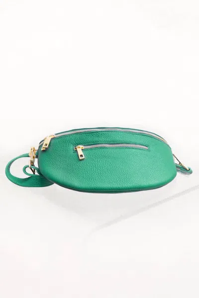 Debbie Katz Women Susina Leather Bum Bag In Aqua
