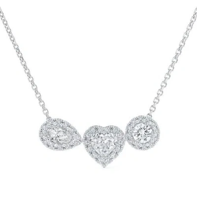 Debeers Aura Trilogy Pendant In White