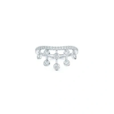 Debeers Dewdrop Crown Ring In Platinum