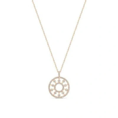 Debeers Dewdrop Medallion In Gold