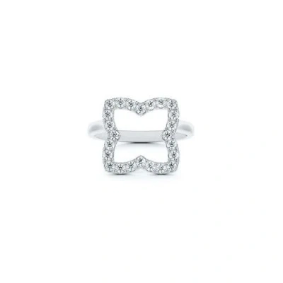 Debeers Enchanted Lotus Crown Ring In Platinum