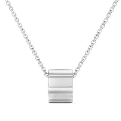 Debeers Rvl Pendant In White Gold