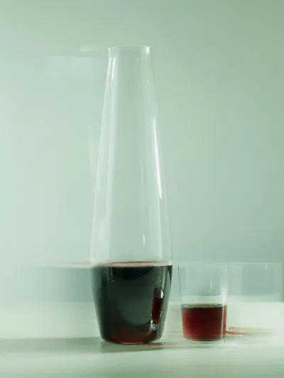 Deborah Ehrlich Hand-blown Crystal Decanter In Multi