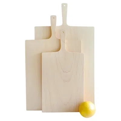 Pre-owned Deborah Ehrlich Large Maple Cutting Board From The  Collection In Brown
