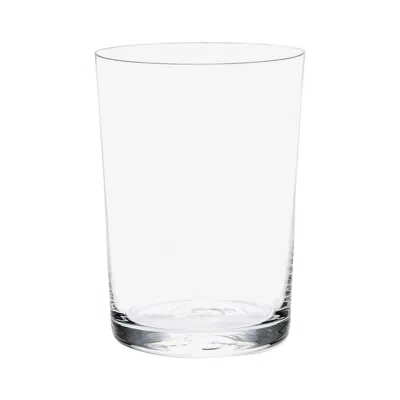 Pre-owned Deborah Ehrlich Set Of 2  Simple Crystal Water Glasses, Hand Blown In Sweden In Gray