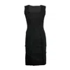 Deborah Lindquist Eco Lifestyle Women's Black Bettina Denim Dress In Black