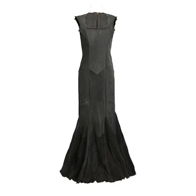 Deborah Lindquist Eco Lifestyle Women's Black Diana Denim Dress