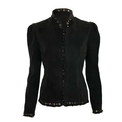 Deborah Lindquist Eco Lifestyle Women's Black Galena Denim Jacket