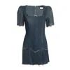 Deborah Lindquist Eco Lifestyle Women's Blue Clara Denim Dress In Blue