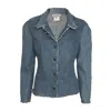 Deborah Lindquist Eco Lifestyle Women's Blue Kelly Denim Jacket In Blue
