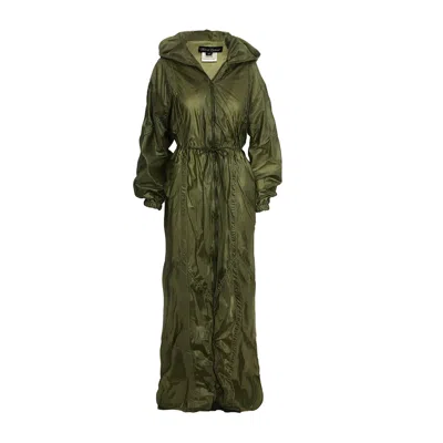 Deborah Lindquist Eco Lifestyle Women's Green Bessie Parachute Bomber
