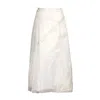 Deborah Lindquist Eco Lifestyle Women's Hanna Midi Parachute Skirt White In White