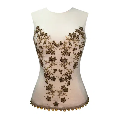Deborah Lindquist Eco Lifestyle Women's Neutrals Floria Bustier In Brown