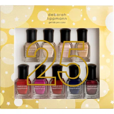 Deborah Lippmann Gel Lab Pro Nail Polish 25th Anniversary 9-piece Set In Transparent