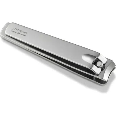 Deborah Lippmann Stainless Steel Nail Clipper In Silver