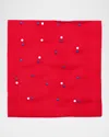 Deborah Rhodes Scattered Dots Embroidered Napkin, Set Of 4