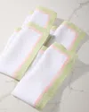 Deborah Rhodes Tailored Border Napkins, Set Of 4