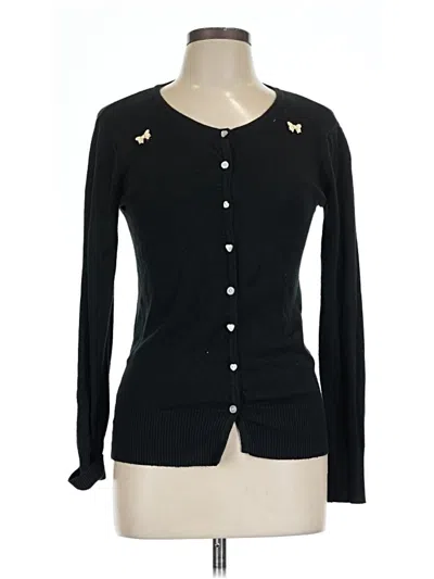Pre-owned Début Cardigan Sweater In Black
