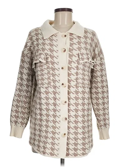 Pre-owned Début Cardigan Sweater In Brown