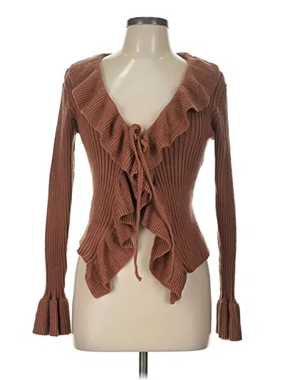 Pre-owned Début Cardigan Sweater In Brown