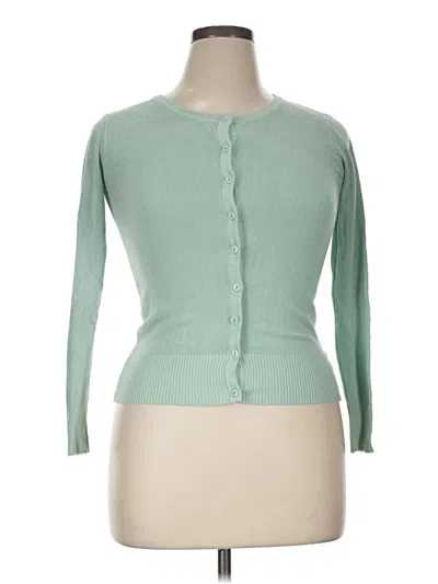 Pre-owned Début Cardigan Sweater In Green