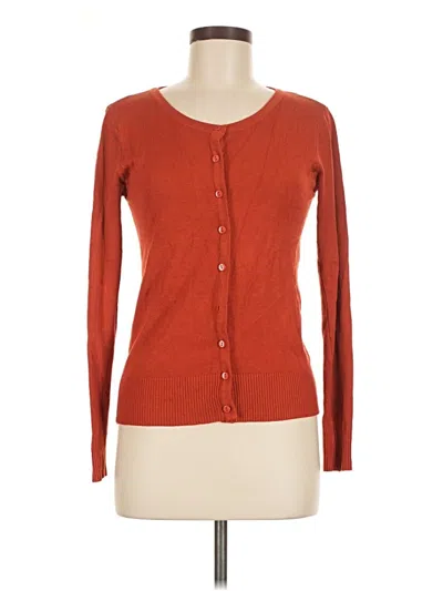 Pre-owned Début Cardigan Sweater In Orange