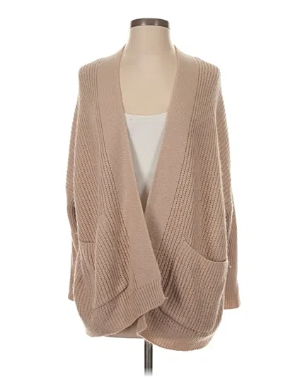 Pre-owned Début Cardigan Sweater In Tan