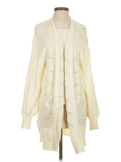 Pre-owned Début Cardigan Sweater In White