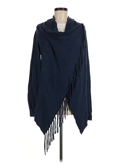 Pre-owned Début Poncho In Blue