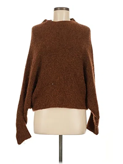 Pre-owned Début Poncho In Brown