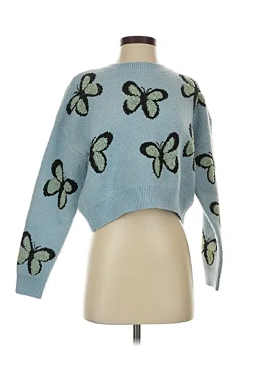 Pre-owned Début Pullover Sweater In Blue