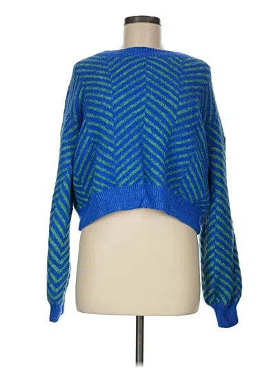 Pre-owned Début Pullover Sweater In Blue