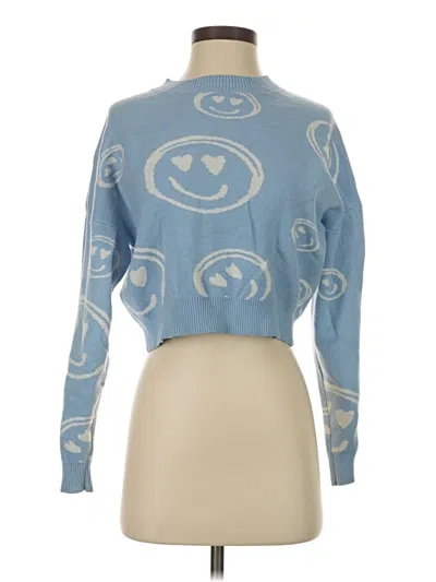 Pre-owned Début Pullover Sweater In Blue