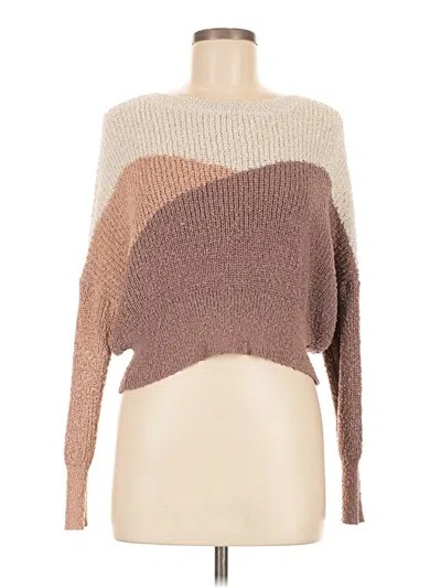 Pre-owned Début Pullover Sweater In Brown