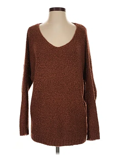 Pre-owned Début Pullover Sweater In Brown