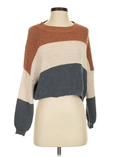 Pre-owned Début Pullover Sweater In Brown