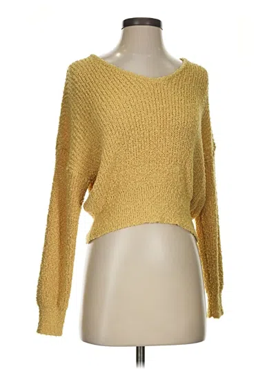 Pre-owned Début Pullover Sweater In Gold