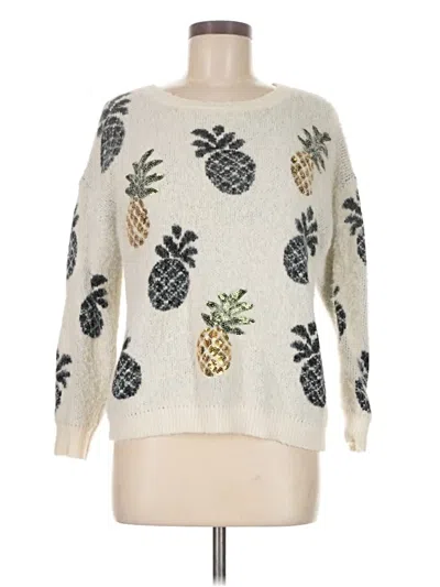 Pre-owned Début Pullover Sweater In Ivory