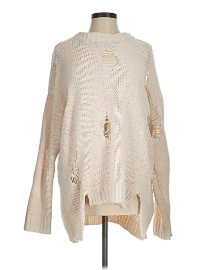 Pre-owned Début Pullover Sweater In Ivory