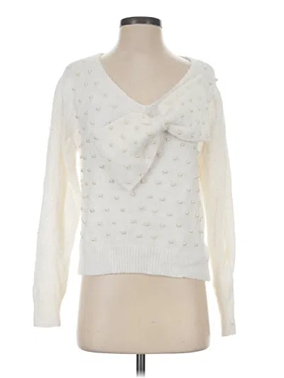 Pre-owned Début Pullover Sweater In Ivory